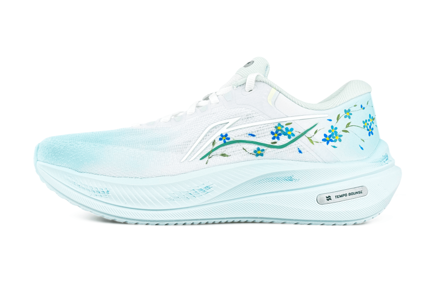 Li-Ning Li Ning Yueying 5 Running Shoes Women's Low Top White Blue Green