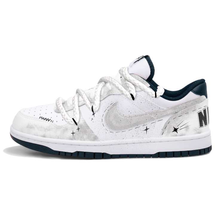 Nike Nike Big Low top Skateboard Shoes Unisex White Gray