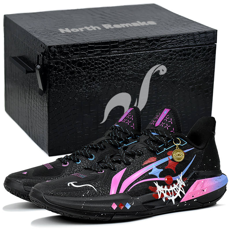 Li-Ning Li Ning Light Speed 3 Basketball Shoes Men's Low Top Black, Purple, Pink
