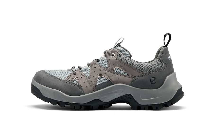 Ecco Off Road Series Casual Shoes Men's Low Top Magnet Gray/Iron Gray/Concrete Gray