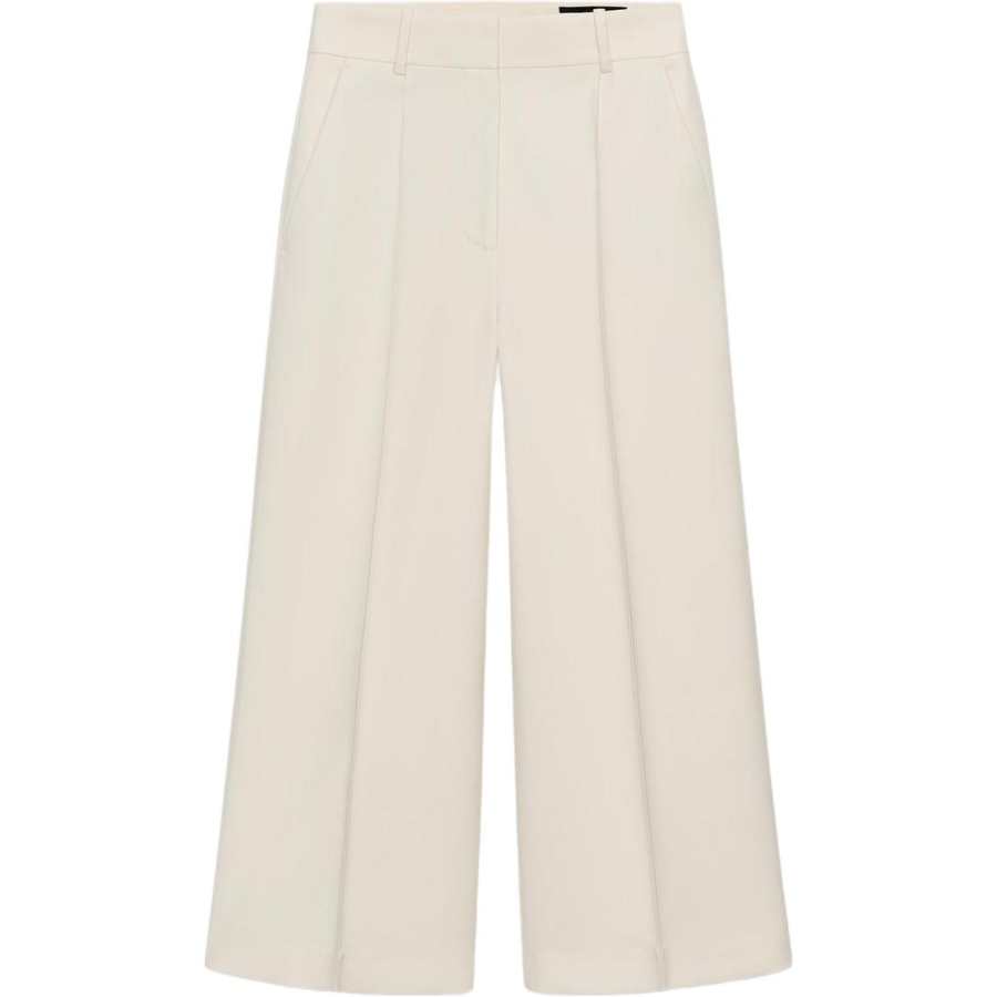 ZARA ZW Suit Pants Women's Light Beige Moderate Suit Pants