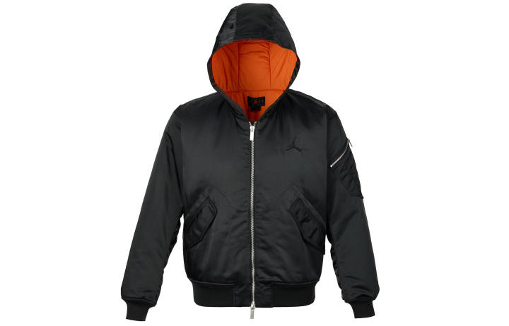 Jordan Jordan Puffer Jackets Men's Black Hooded Moderate Puffer Jacket