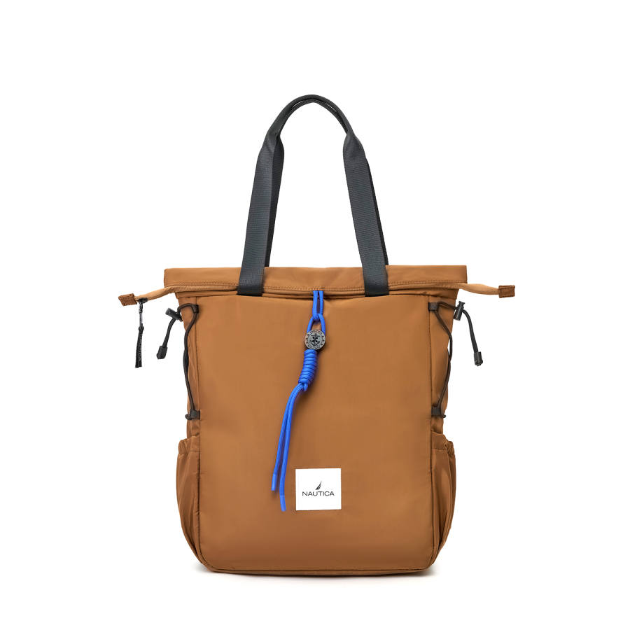 NAUTICA Fabric Handbag Unisex Brown
