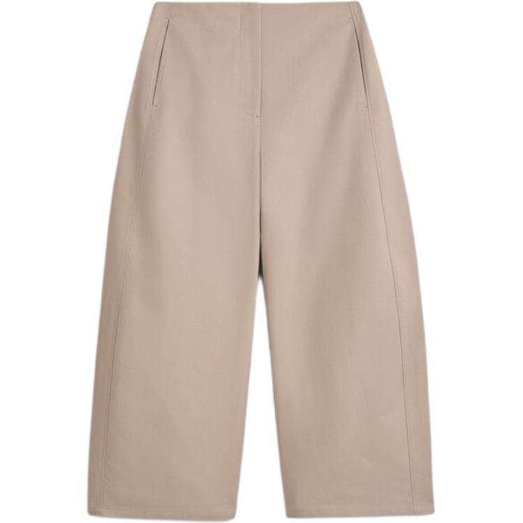 COS Casual Pants Women's Beige Moderate Straight Fit Pants