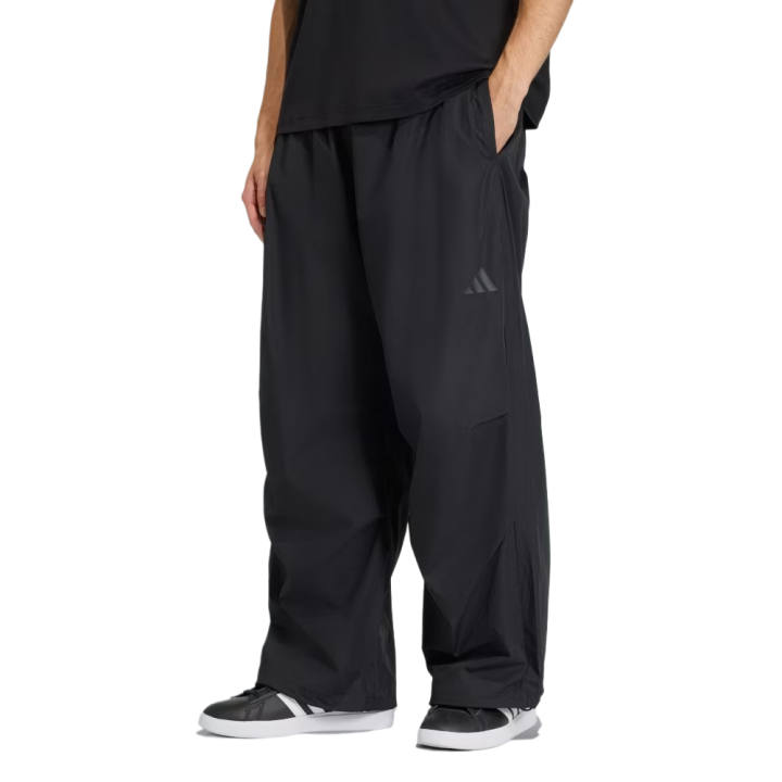 Adidas Adidas Casual Pants Men's Black Moderate Straight Fit Pants