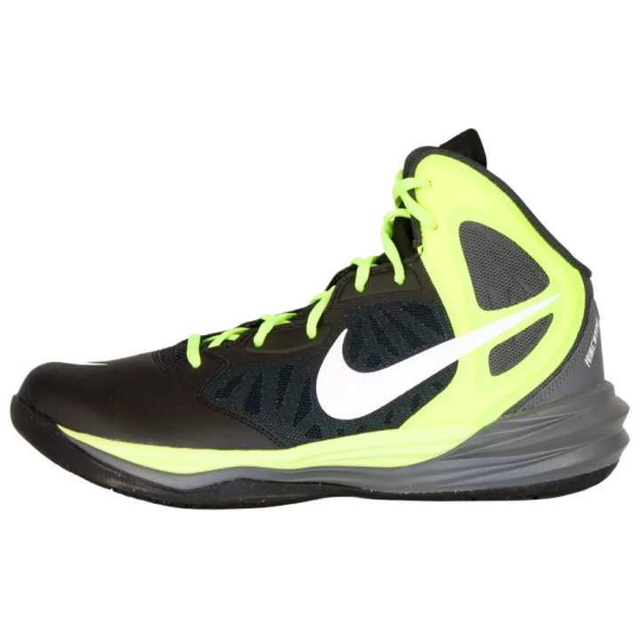 Nike Nike Prime Hype DF TPU Breathable Grip Support Basketball Shoes Men's Black Green
