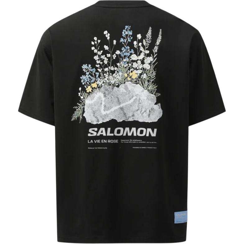 SALOMON T Shirts Unisex Black Crew Neck