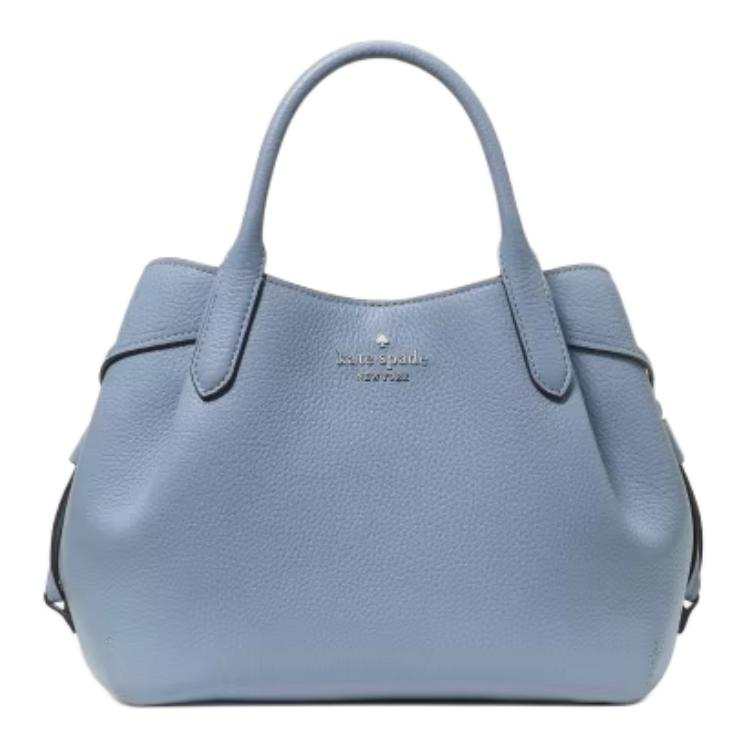 Kate Spade Dumpling Cow Leather Handbag Small Women's Tranquil Blue