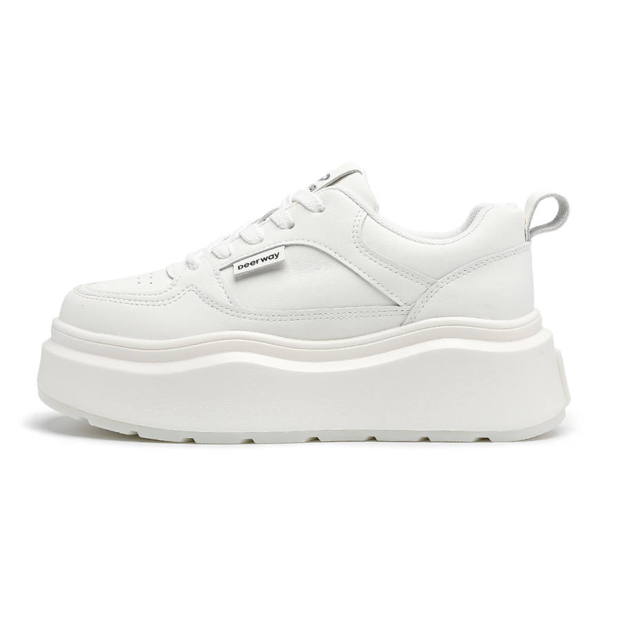 DEERWAY Low top Skateboard Shoes Women's White