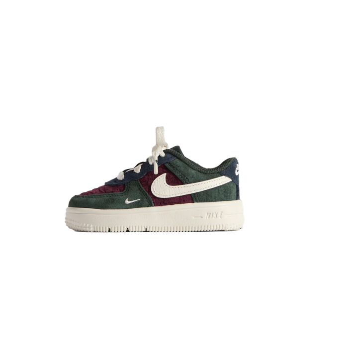 Nike Nike x KITH Air Force 1 Low top Toddler Shoes Green Red White Infant And Toddler