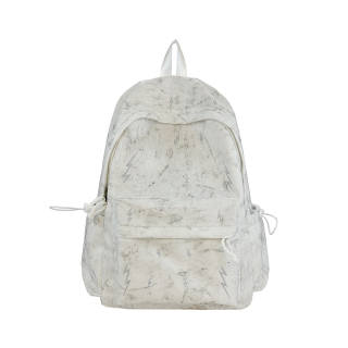 YALU Nylon Backpack Regular Unisex White/Black/Green/Red