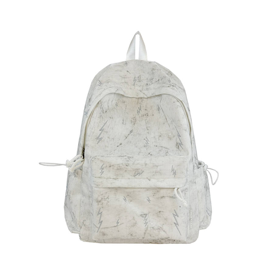 YALU Nylon Backpack Regular Unisex White/Black/Green/Red