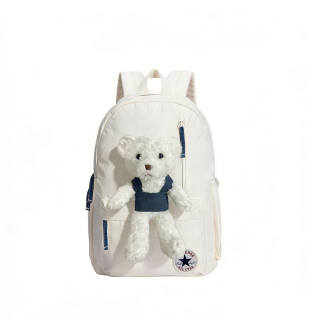Converse Polyester Backpack Regular Women's White