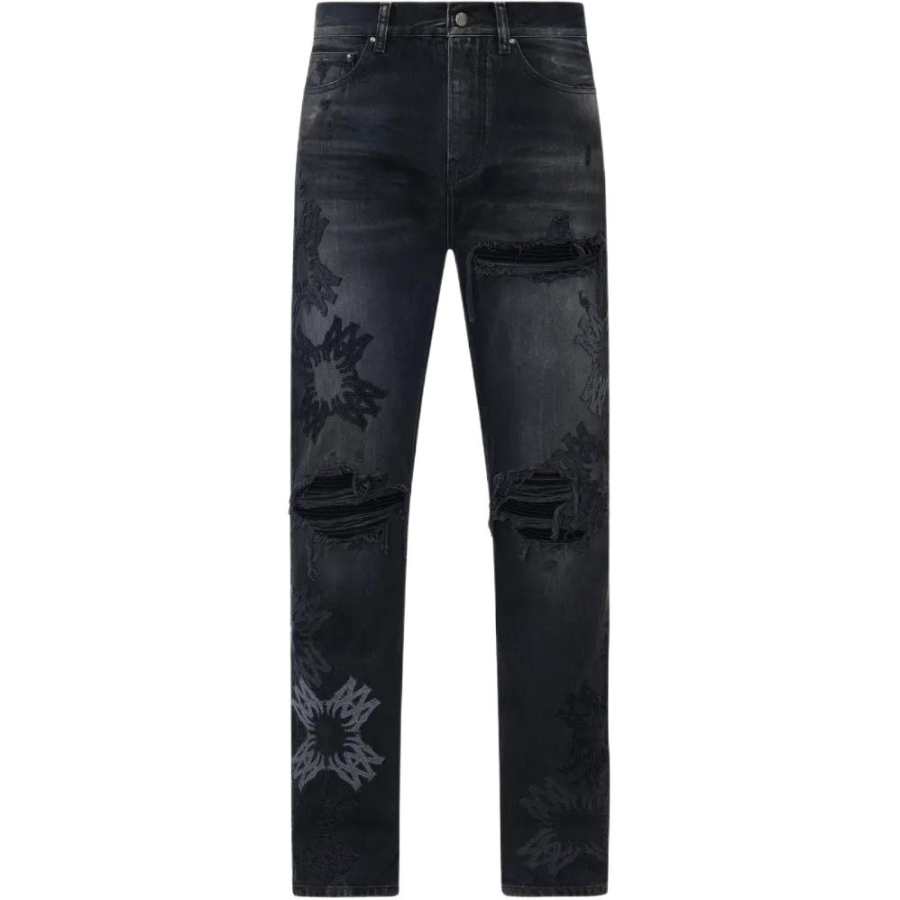 AMIRI Jeans Men's Black Moderate Straight Fit Pants