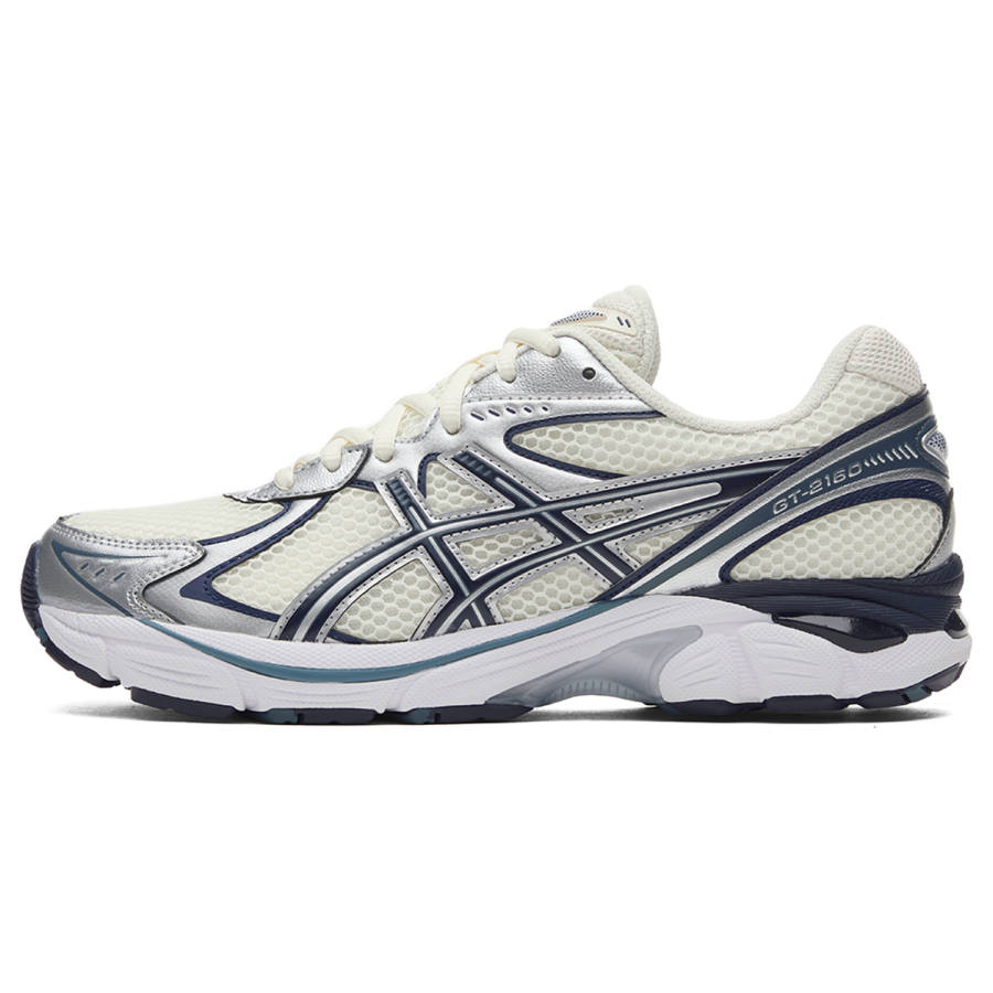 ASICS GT 2160 Casual Running Shoes Unisex Ecru Silver Blue