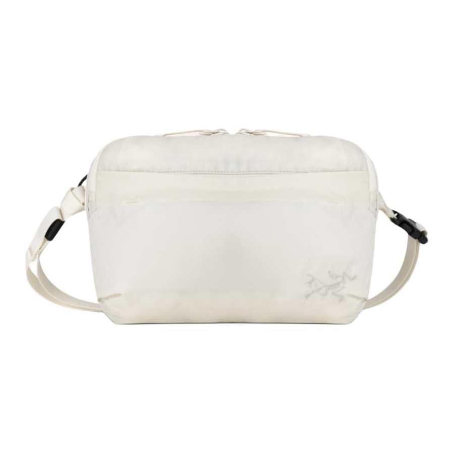 Arcteryx Arc'teryx Heliad 2.5L Crossbody Outdoor Bag 100D Nylon Drifting Wood White Unisex