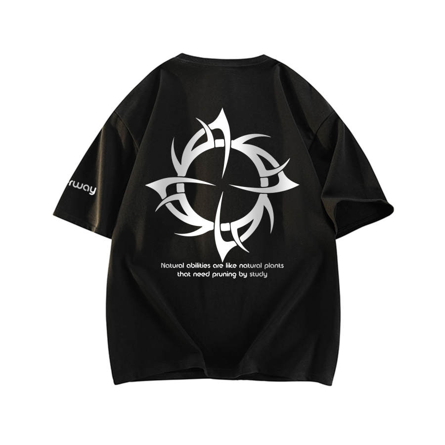 DEERWAY T Shirts Unisex Crew Neck Moderate Straight Fit