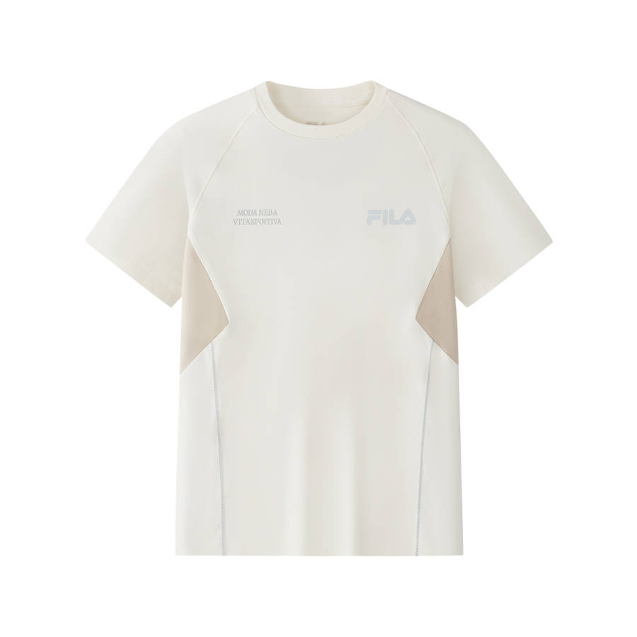 FILA KIDS PERFORMANCE FPH Short Sleeved Vanilla White Kids'
