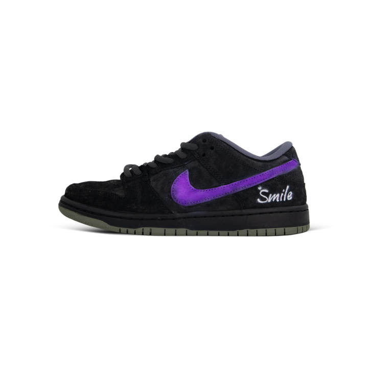 Nike Nike Dunk SB Ink Purple With A Warm Afterglow Suede Slip Resistant Low top Skateboard Shoes Unisex