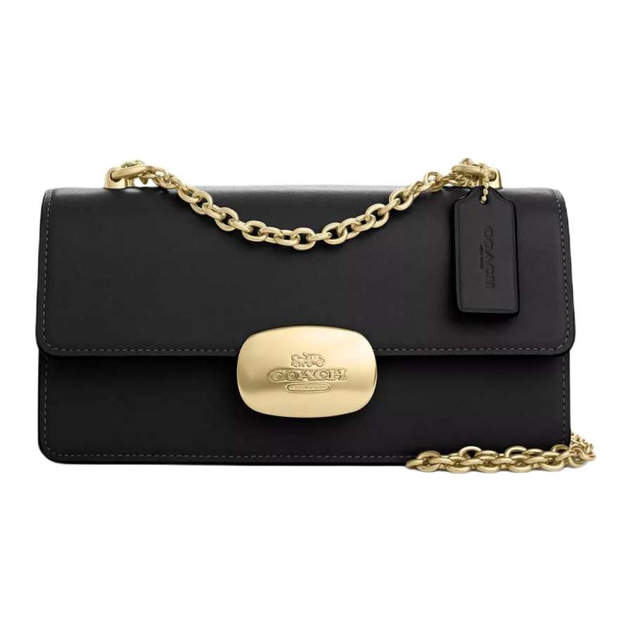 COACH Eliza Calfskin Shoulder Bag, Crossbody Bag Medium Women's