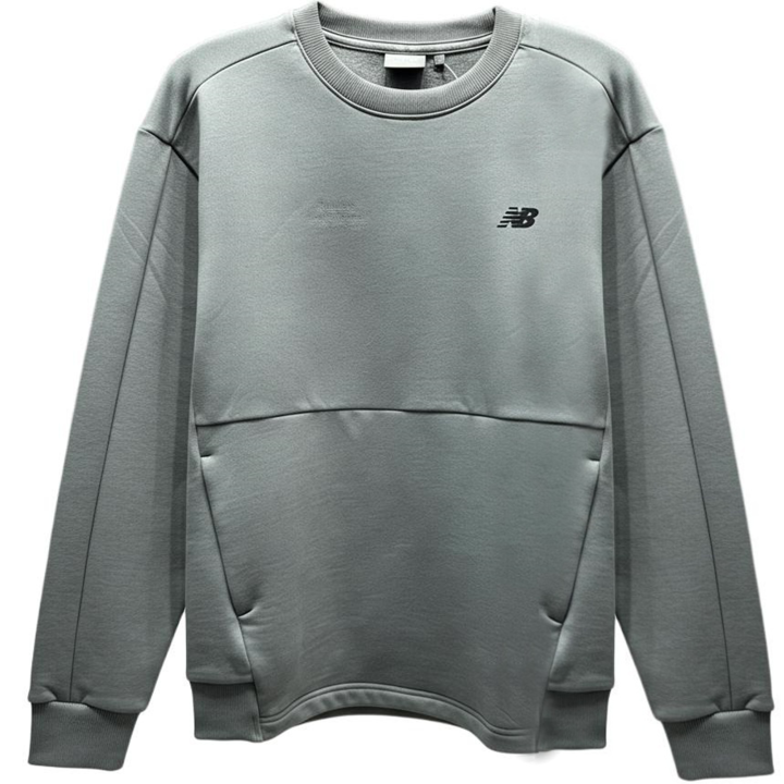 New Balance New Balance Sweatshirts Men's Gray Crew Neck Moderate