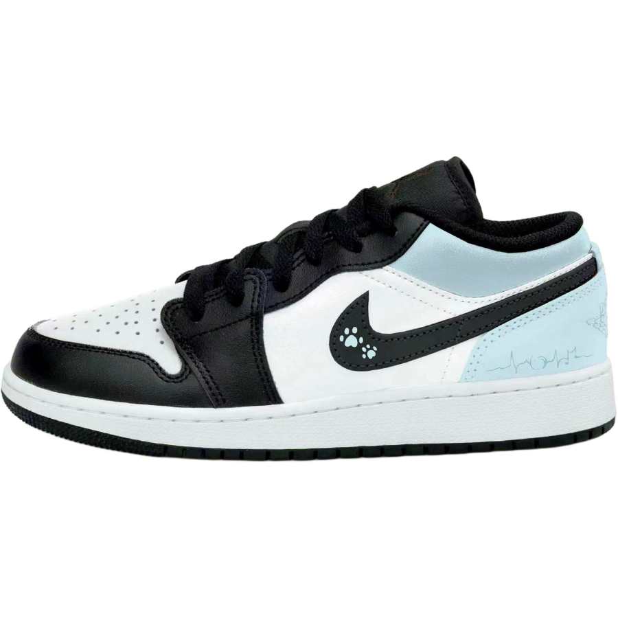 Jordan Jordan Air Jordan 1 Low top Children's Basketball Shoes Black Teenagers