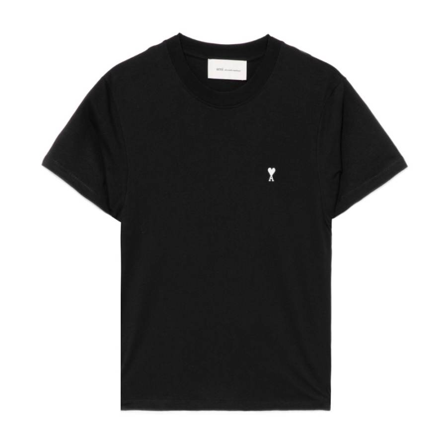 Amiparis Logo Embroidered Crewneck T-Shirt