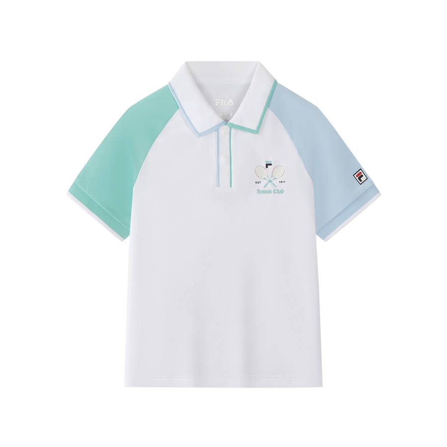 FILA KIDS PERFORMANCE FPH Short Sleeved Jade White Kids'