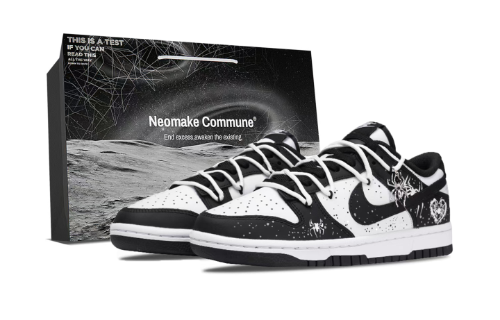 Nike Nike Dunk Low top Skateboard Shoes Unisex Venom Black