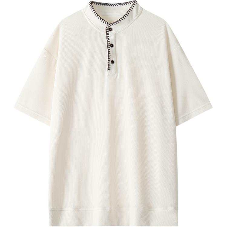 Sugarfunk Sugarfunk T Shirts Unisex Henry Collar Moderate