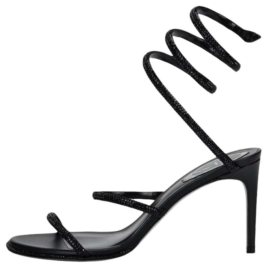 RENE CAOVILLA Cleo Fashion Sandal 8.1cm Women's Black