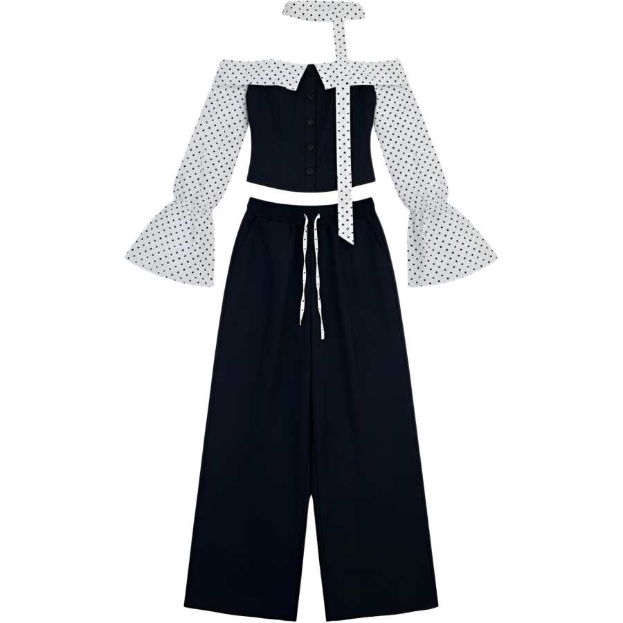 CHARM GLOW Casual Suits Women's Boat Neck Thin