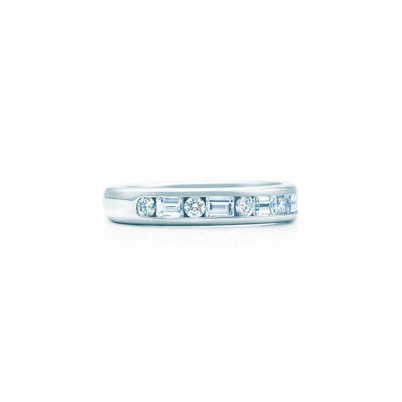 TIFFANY & CO. TIFFANY & CO. Platinum, Diamond Rings Women's Silver
