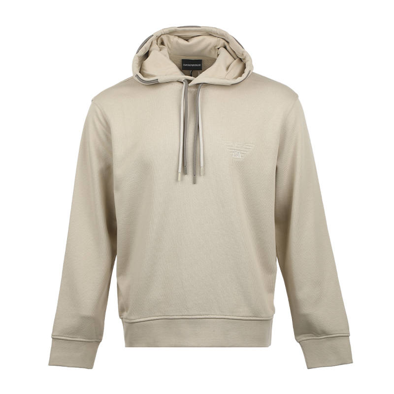 EMPORIO ARMANI Pullover Hoodie Men's Khaki