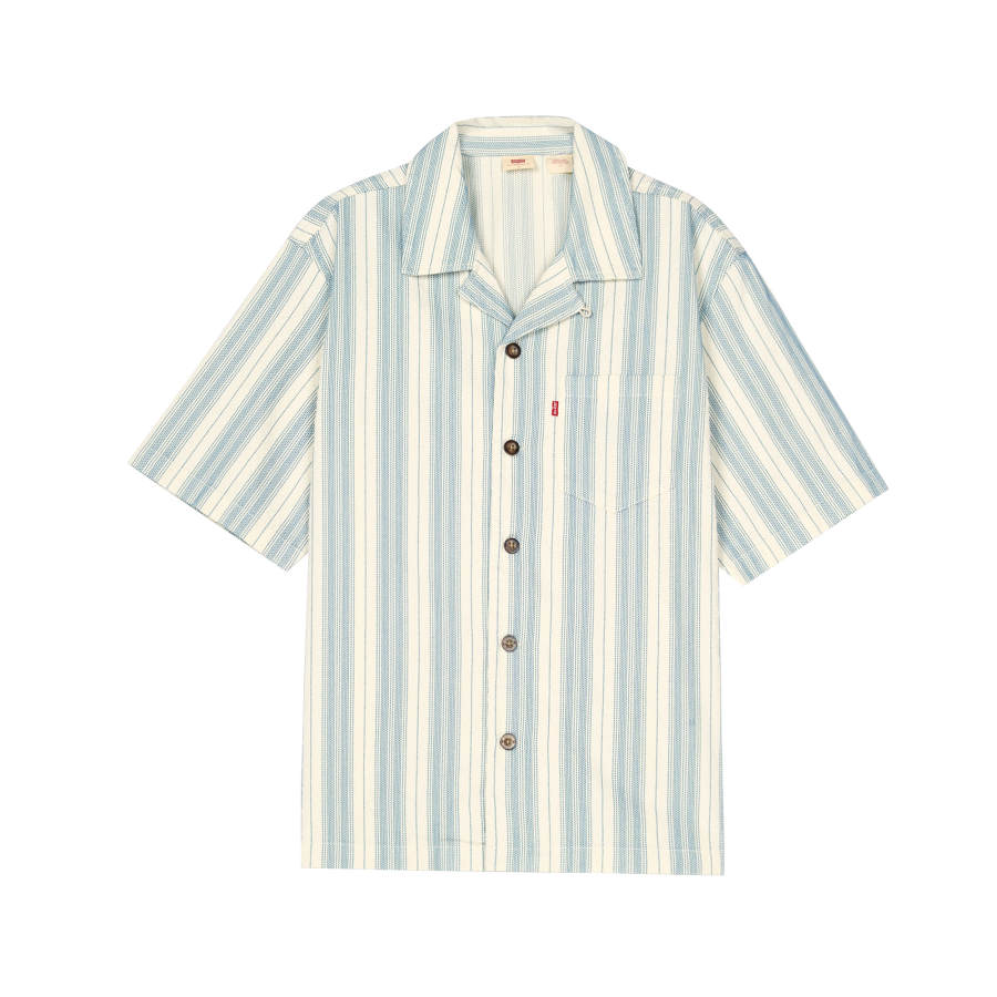 Levis Levis Shirts Unisex White Lapel Moderate Denim