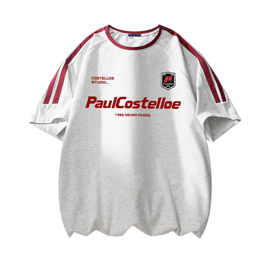 PAUL COSTELLOE T Shirts Unisex Crew Neck Thin Straight Fit