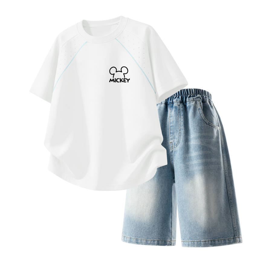 Disney Kids Casual Sportswear Crew Neck Thin