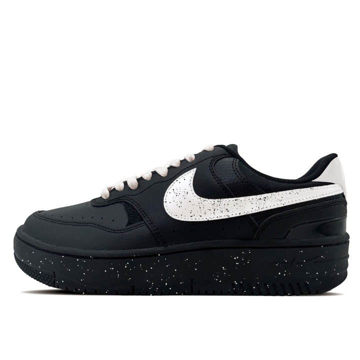 Nike Nike Gamma Force Star Ink Synthetic Leather Abrasion Resistant Low top Skateboard Shoes Unisex Black