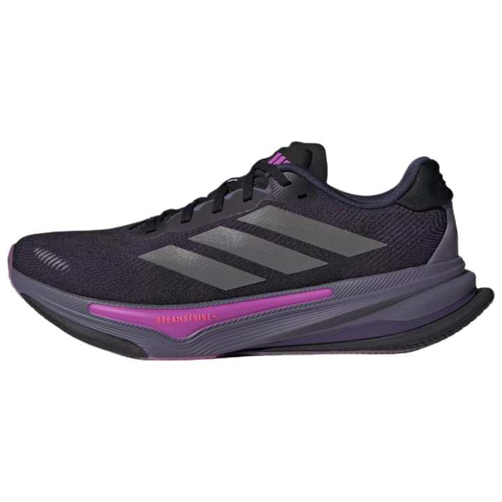 Adidas Adidas Supernova Rise 2 Support Breathable Running Shoes Men's Black Purple