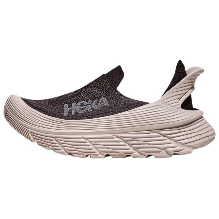 HOKA ONE ONE Restore TC Casual Shoes Unisex Black Beige