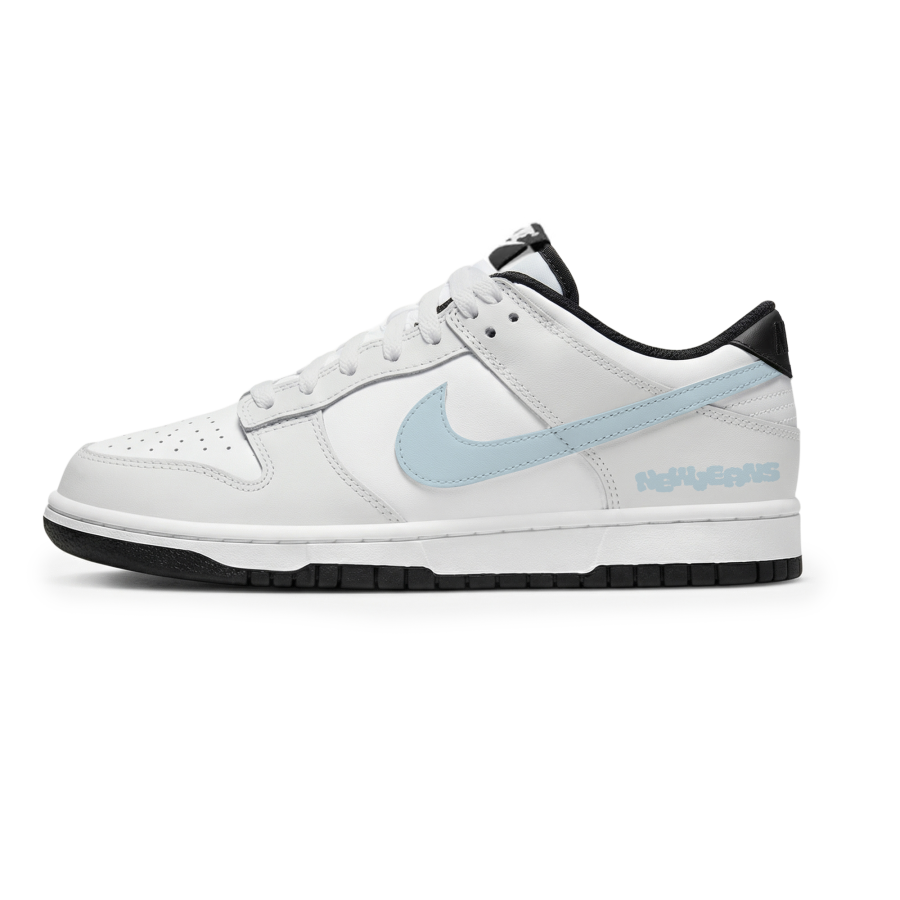 Nike Nike Dunk Lemon Joy Abrasion Resistant Cushioning Low top Skateboard Shoes Men's Blue White