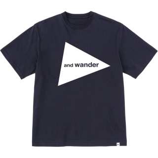 And Wander T Shirts Unisex Black Crew Neck Moderate
