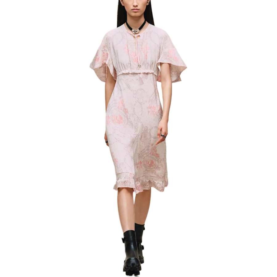 HERMES Short Sleeved Dress Women's