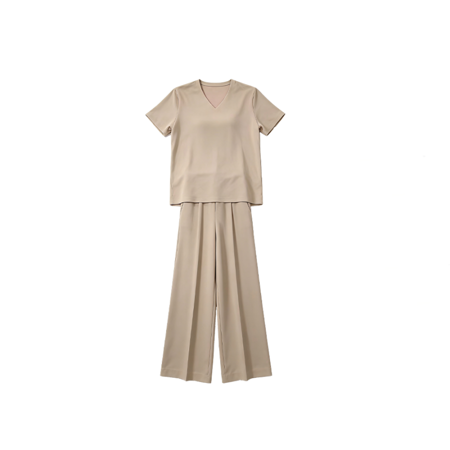 CPAURA Casual Suits Women's V Neck Moderate Other