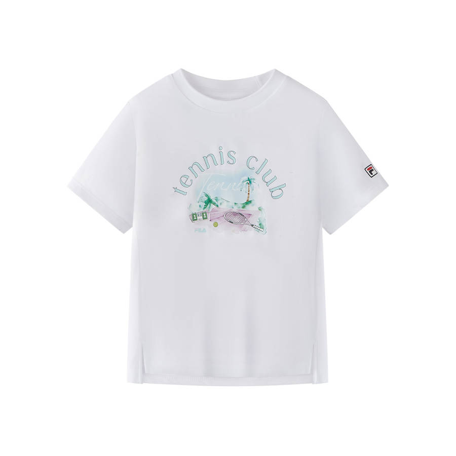 FILA KIDS PERFORMANCE FPH Short Sleeved Jade White Kids'