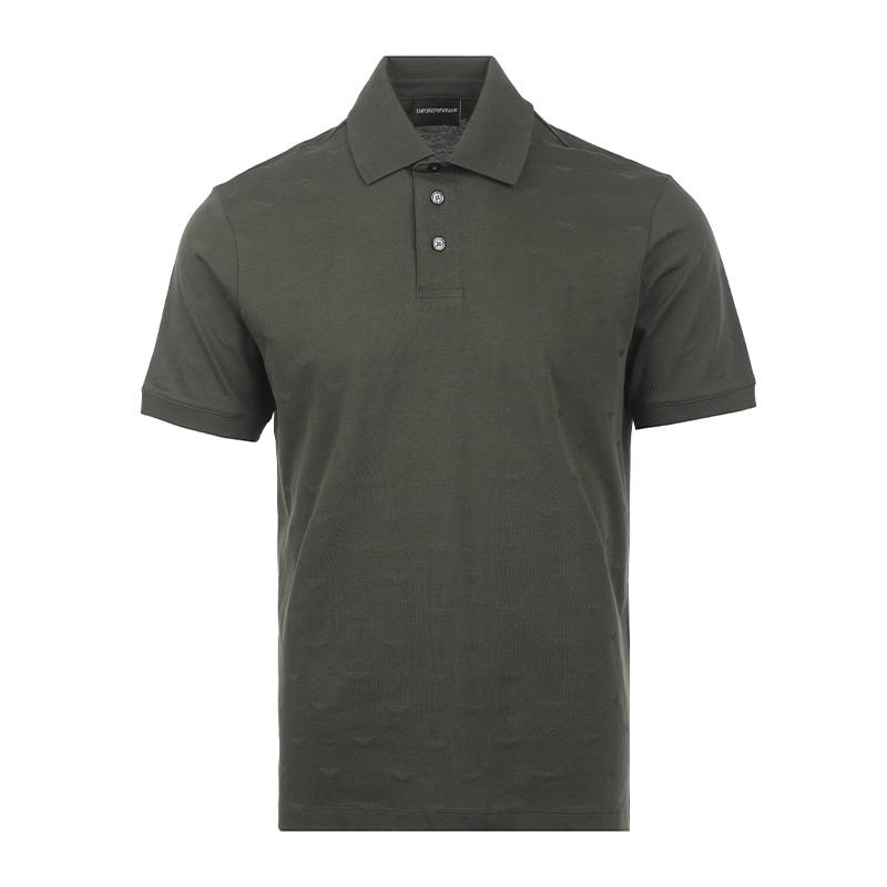 EMPORIO ARMANI SS26 Short Sleeved Polo Shirt Men's Jasper