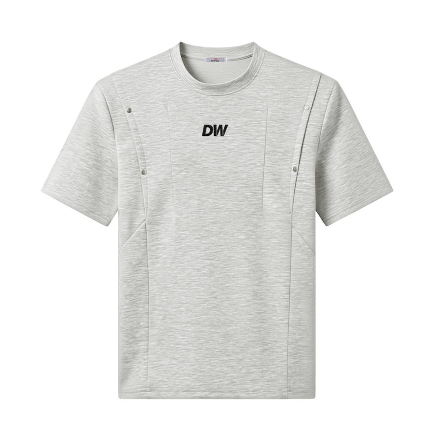 DEERWAY T Shirts Unisex Crew Neck Moderate Straight Fit