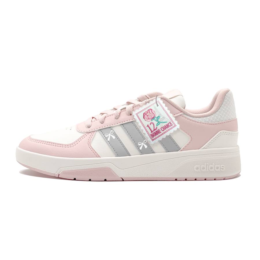 Adidas Adidas COURTBEAT Girly Matters Cushioning Lightweight Breathable Skateboard Shoes Women's Pink