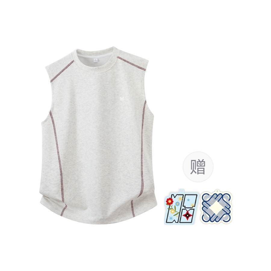 MIIOW Tank Tops Unisex Crew Neck Moderate Sleeveless