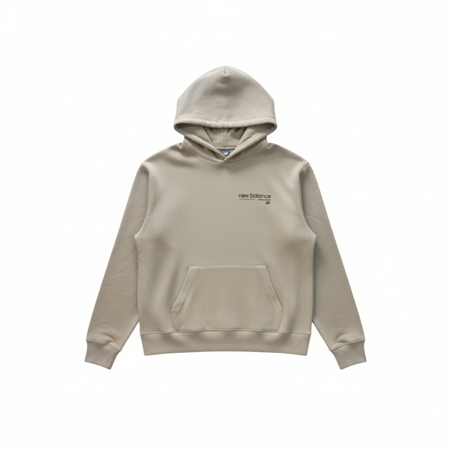 New Balance New Balance Sweatshirts Unisex Brown Hooded Moderate